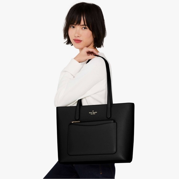 NWT Kate Spade 3 Pieces Staci Large Tote Bag with Wristlet, Pouch & Dust Bag! - Picture 6 of 7